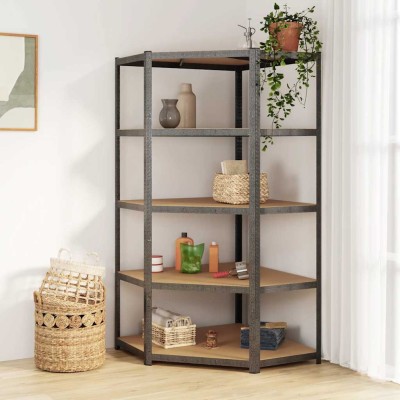 Sturdy corner shelf, 5...
