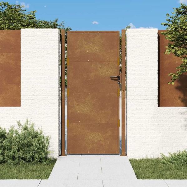 Sodo vartai, 100x200 cm, Corten plienas