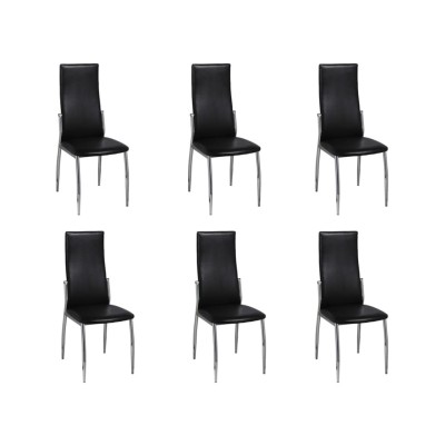 dining chairs, 6 pcs.,...