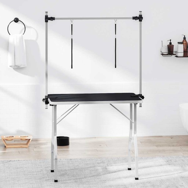 Adjustable dog, pet care table, 2 loops