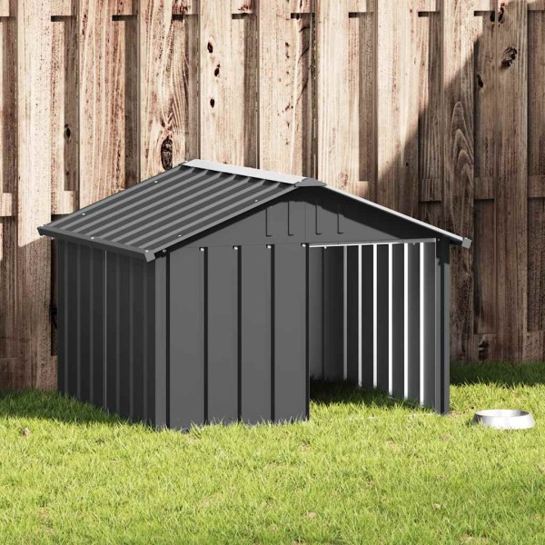 Dog condition, anthracite, 116,5x103x81,5cm, galvanized steel