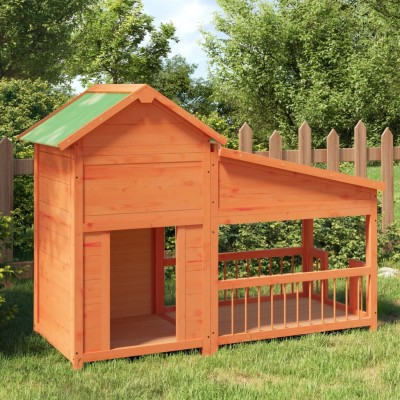 Dog house, brown,...