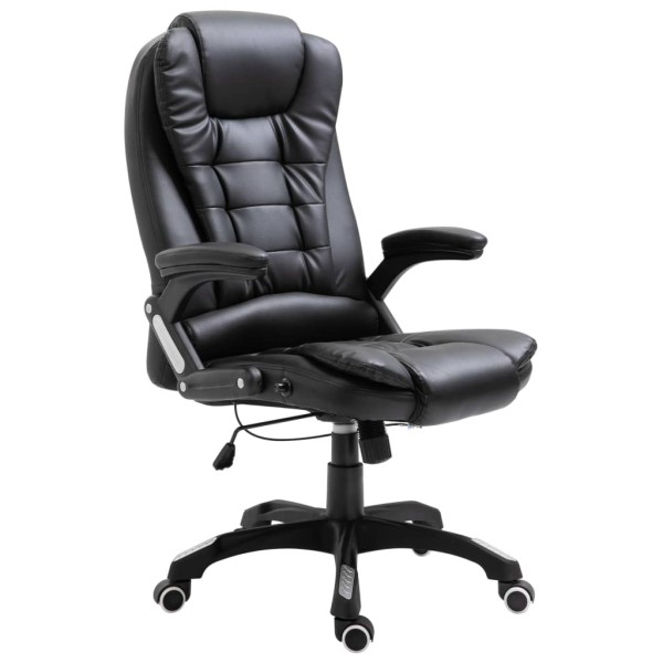 Office chair, black, artificial leather