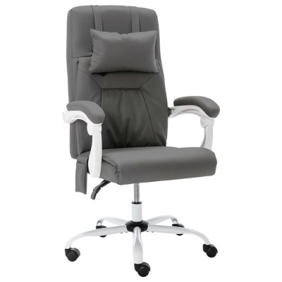 Massage office chair, gray...