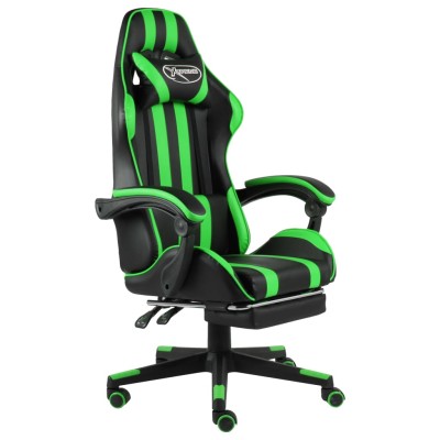 Gaming chair with footrest,...