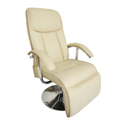 Massage chair, white cream...