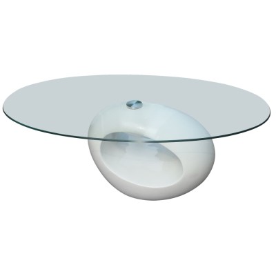 Coffee table. with an oval...