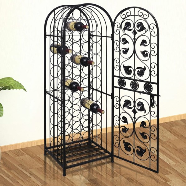Wine rack for 45 bottles, metal