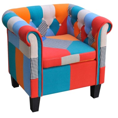 Chair, quilt design, fabric