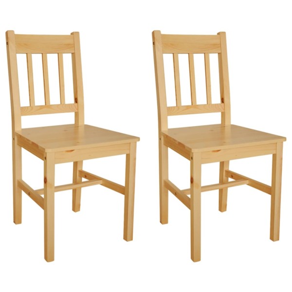 Dining room chairs, 2 pcs., pine wood