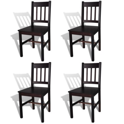Dining room chairs, 4 pcs.,...