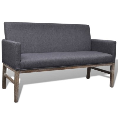 bench with pillow, fabric,...