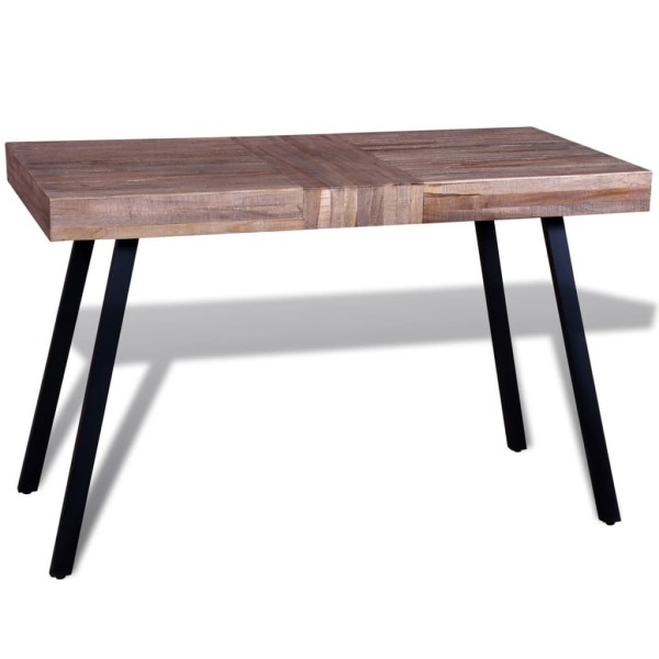 Table, recycled teak wood