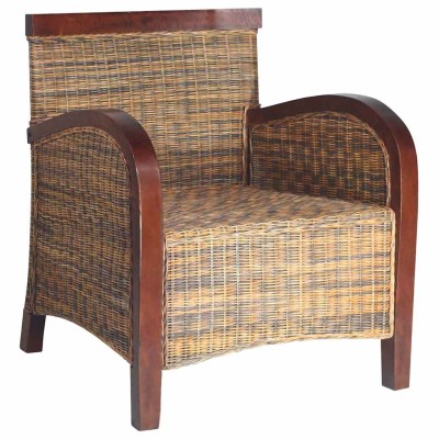 Armchair, handmade, woven...
