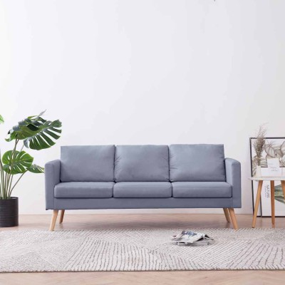 Three-seater sofa, fabric,...