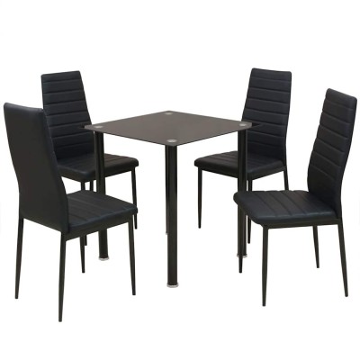 Five-piece dining table and...