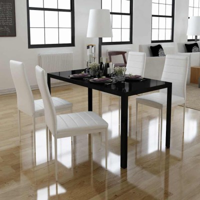 5-piece dining table and...
