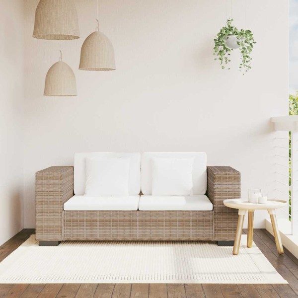 Seven-piece sofa set, rattan