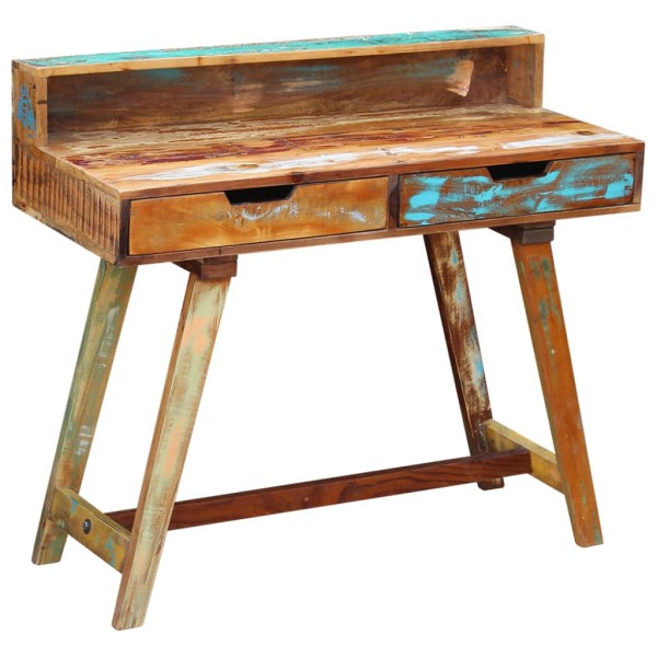 Recycled wood desk