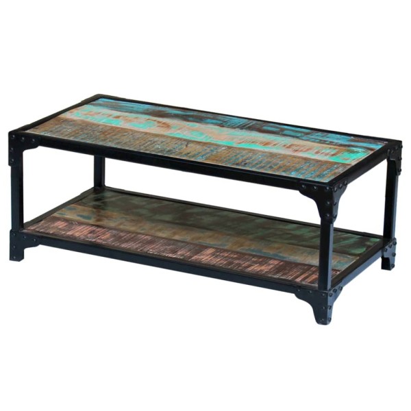 Recycled wood coffee table