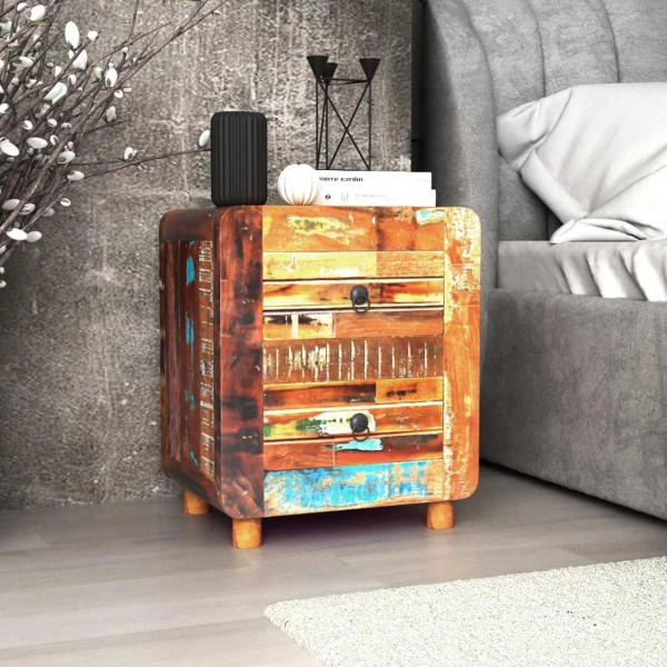 Bedside table, solid wood, 43x33x51 cm