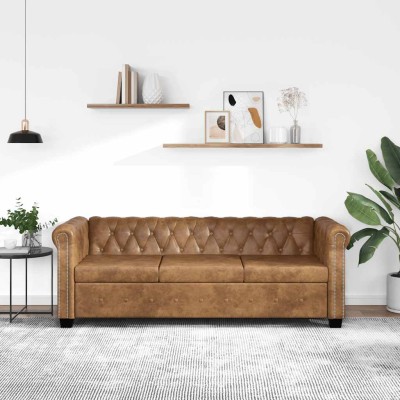 Chesterfield trivietė sofa,...