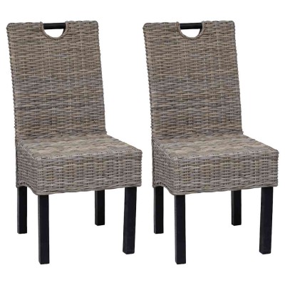 Dining chairs, 2 pcs., Kubu...