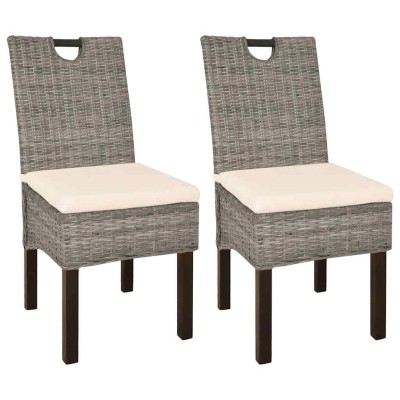 Dining chairs, 2 pcs., Kubu...