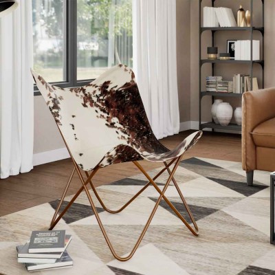 Folding chair, brown and...
