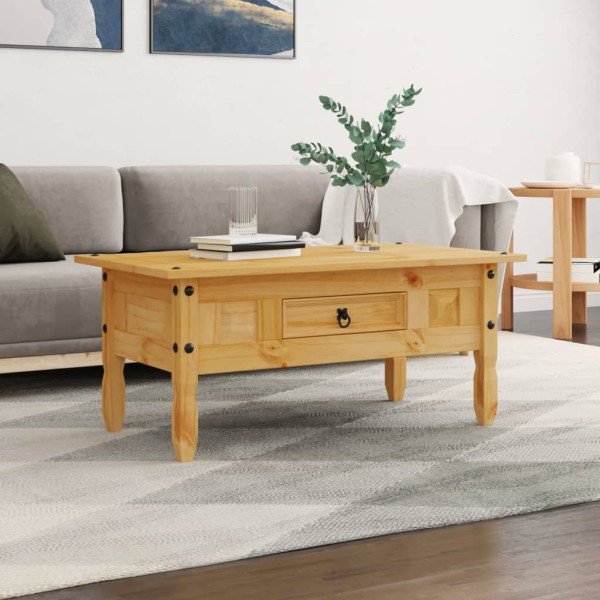 Coffee table, Mexican pine, Corona collection 100x55x44 cm