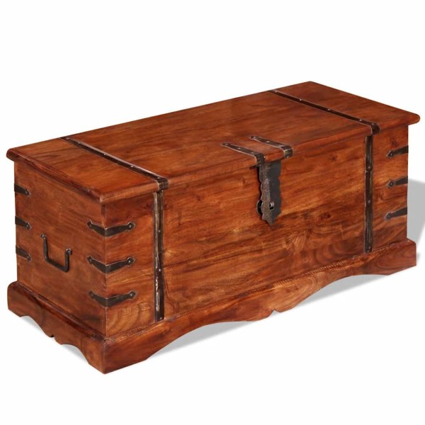 Chest-storage box, solid wood