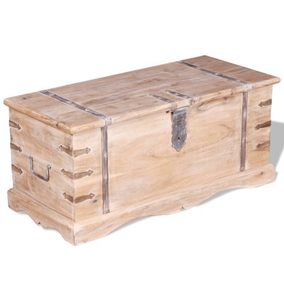 Chest, storage box, acacia...