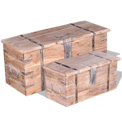 Set of two chests, storage...