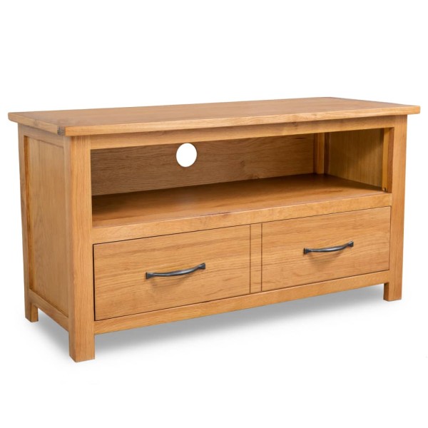 TV cabinet, 90x35x48cm, solid oak wood