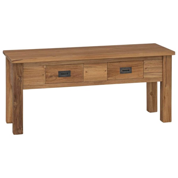 Hallway bench, solid teak, 90x30x40cm
