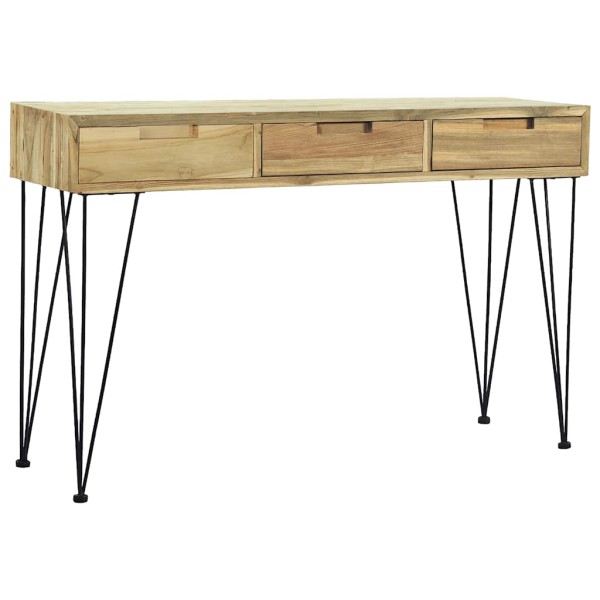 Console table, 120x35x76cm, solid teak