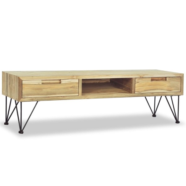 TV cabinet, 120x35x35cm, solid teak wood