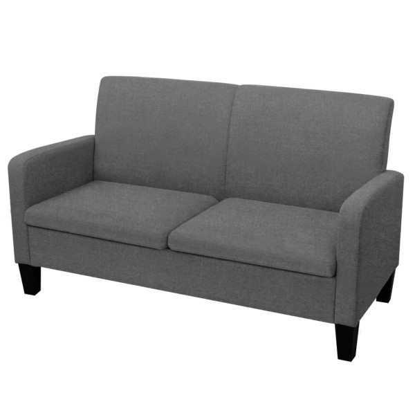 Double sofa, 135x65x76, dark gray