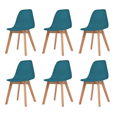 Dining room chairs, 6 pcs.,...