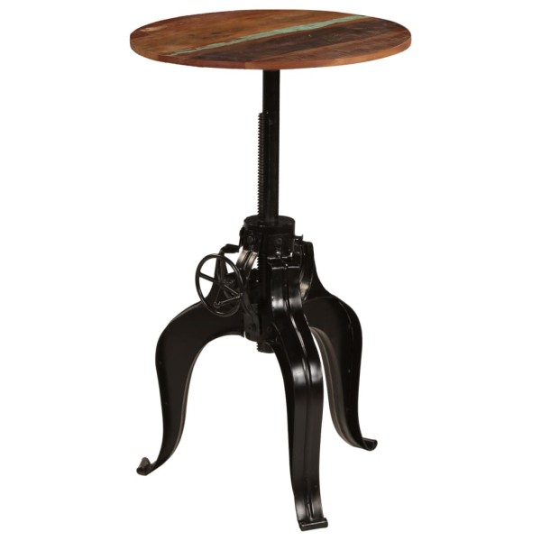 Bar table, solid wood, 60x(76-110)cm