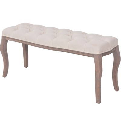 Linen bench, wood,...