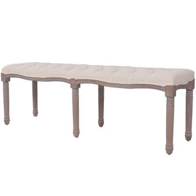Linen bench, wood,...