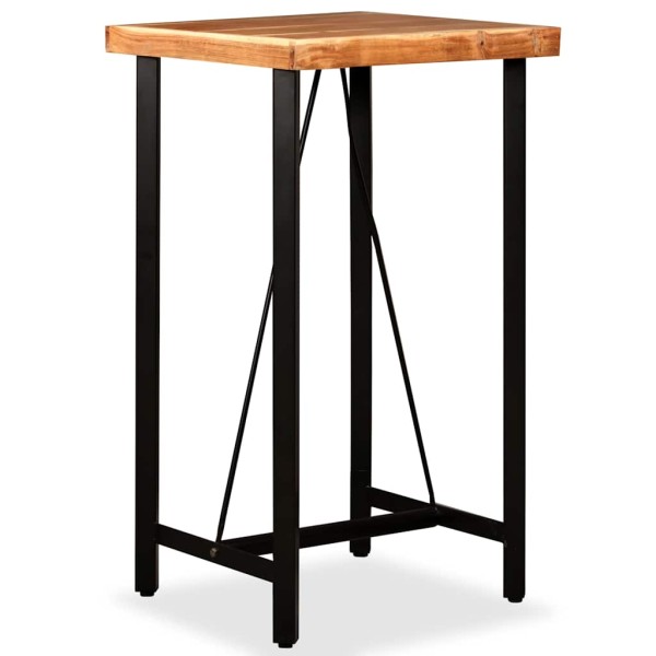 Bar table, acacia wood, 60x60x107 cm