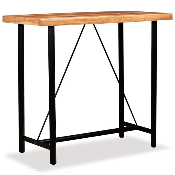 Bar table, acacia wood, 120x60x107 cm