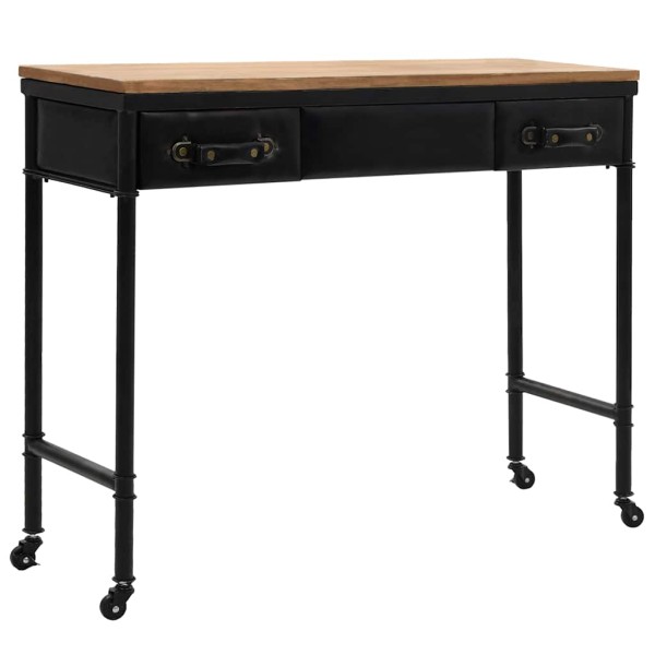 Console table, MDF and fir wood, 100x33.5x80cm