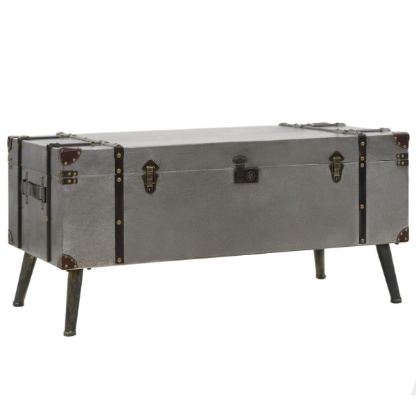Coffee table, MDF and aluminum, 102x51x47.5 cm
