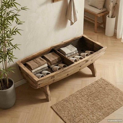 Bench-storage box, solid...