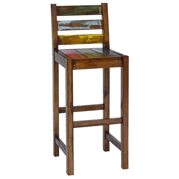 Bar stools, 2 pcs., massif of recycled wood