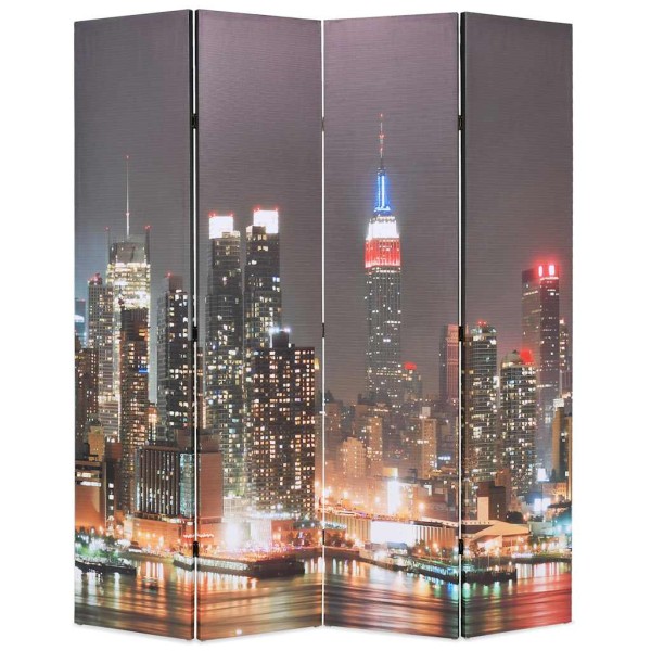 Room divider, 160x170 cm, New York at night