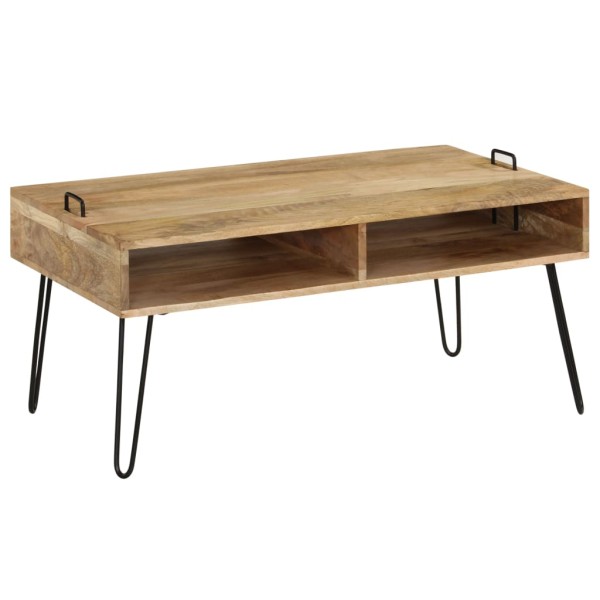 Coffee table, solid mango wood, 100x60x45cm